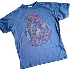 Mens JUNKFOOD Spiderman Tshirt